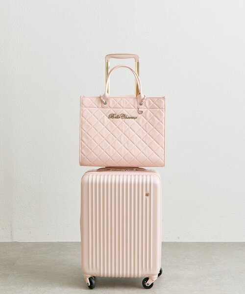 Belle Charme（ベルシャルム）の「【Belle Charme】Belle Charme Quilted Carry on Tote（トートバッグ・レディース・ピンク/アイボリー/ブラック/サックスブルー/ラベンダー・FREE）」の10枚目の写真