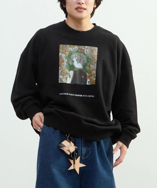 CONVERSE TOKYO（コンバーストウキョウ）の「【CLAMP】『CLOVER』GRAPHIC SWEAT（スウェット・レディース・ブラック・FREE）」の2枚目の写真
