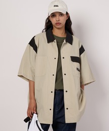 FIRST DOWN（ファーストダウン）の「ボックススナップ ショートスリーブシャツ（シャツ/ブラウス）」