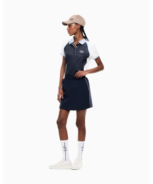 EMPORIO ARMANI EA7(エンポリオアルマーニイーエーセブン)の「【エンポリオ アルマーニ EA7】Golf Pro スカート VENTUS7テクニカルファブリック(スカート・レディース・ネイビー・SMALL/MEDIUM)」の5枚目の写真