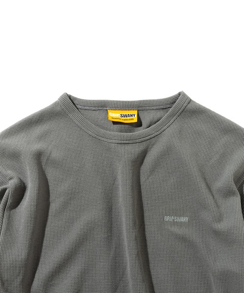 GRIP SWANY（グリップスワニー）の「【GSMCT-074】 THERMAL L/S T-SHIRTS（Tシャツ/カットソー・メンズ・オリーブ/ブラック/ネイビー・M/L/XL/XXL）」の6枚目の写真