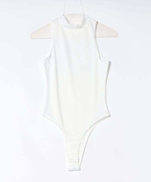 Burner(バーナー)の「【lux sea jewelry(ラックス・シー・ジュエリー)】ハイネックボディキャミ lux-cami-2-10【RBTS】(キャミソール・レディース・オフホワイト/ブラック・S/M)」の2枚目の写真