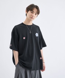 Remember.（リメンバー）の「フラワーワッペンルーズTシャツ / Flower Patch Loose T-shirt（Tシャツ/カットソー）」