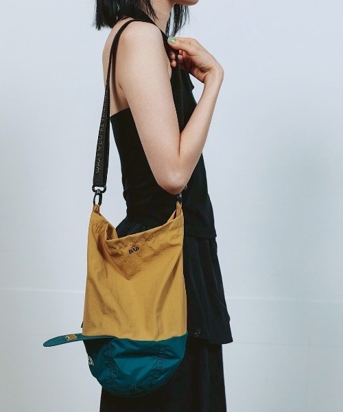 BEAVER(ビーバー)の「BAP/バップ UGU UGU WORDFACE BagCap(ショルダーバッグ・メンズ・モスグリーン・F)」の1枚目の写真