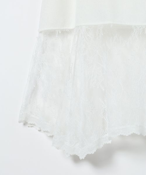 JEANASIS（ジーナシス）の「【選べるシルエット】レースドッキングキャミソール/668652（キャミソール・レディース・ホワイト/ブラック/ブラック系その他/ホワイト系その他・FREE）」の19枚目の写真