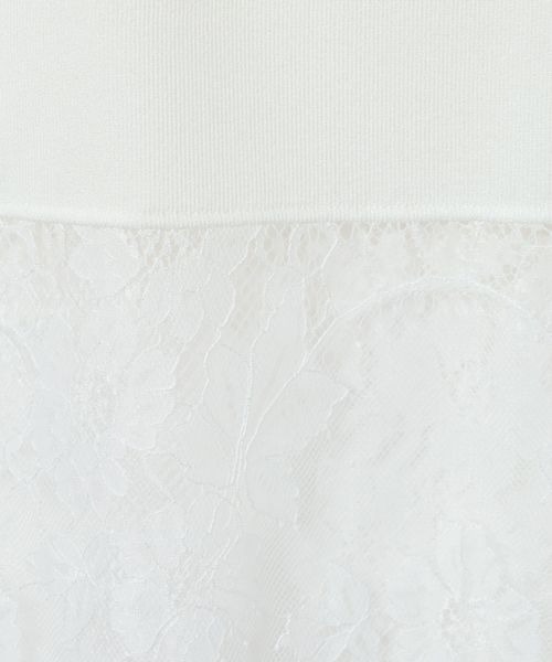 JEANASIS（ジーナシス）の「【選べるシルエット】レースドッキングキャミソール/668652（キャミソール・レディース・ホワイト/ブラック/ブラック系その他/ホワイト系その他・FREE）」の11枚目の写真