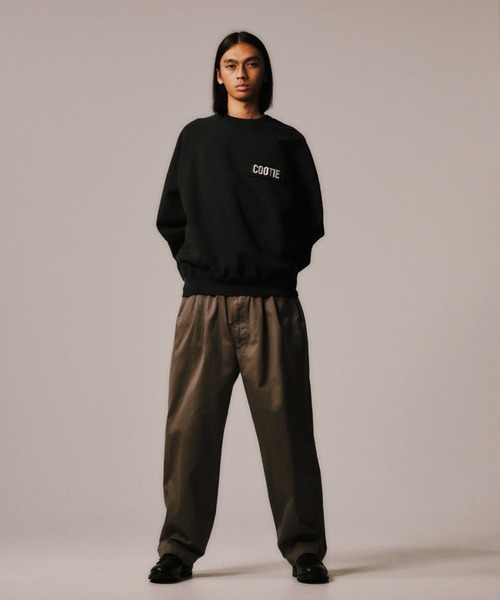 COOTIE PRODUCTIONS（クーティープロダクションズ）の「Westpoint 2 Tuck Easy Trousers（チノパンツ・メンズ・グレー/アイボリー/ブラック・X-LARGE/LARGE/MEDIUM/SMALL）」の4枚目の写真