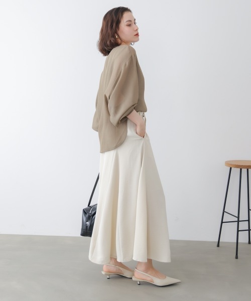 Bou Jeloud（ブージュルード）の「麻ライクポイントベルトパンツ（その他パンツ・レディース・ホワイト系その他/イエロー/ブラック・FREE）」の7枚目の写真