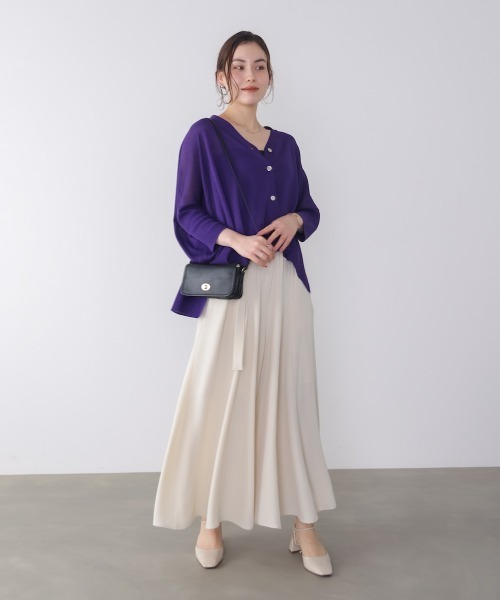 Bou Jeloud（ブージュルード）の「麻ライクポイントベルトパンツ（その他パンツ・レディース・ホワイト系その他/イエロー/ブラック・FREE）」の17枚目の写真