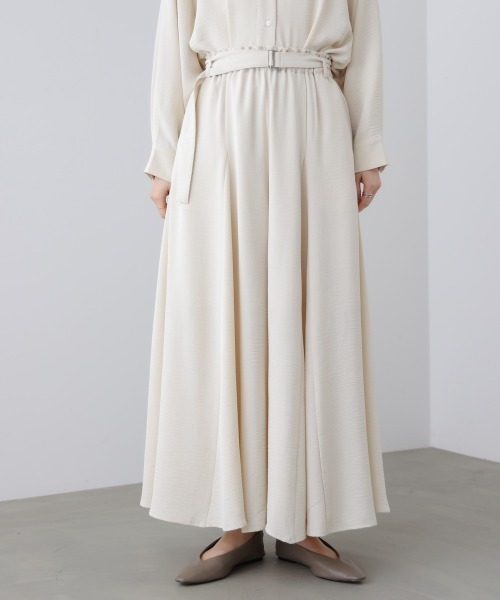 Bou Jeloud（ブージュルード）の「麻ライクポイントベルトパンツ（その他パンツ・レディース・ホワイト系その他/イエロー/ブラック・FREE）」の18枚目の写真