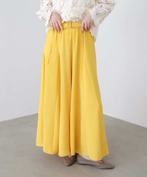 Bou Jeloud（ブージュルード）の「麻ライクポイントベルトパンツ（その他パンツ・レディース・ホワイト系その他/イエロー/ブラック・FREE）」の21枚目の写真