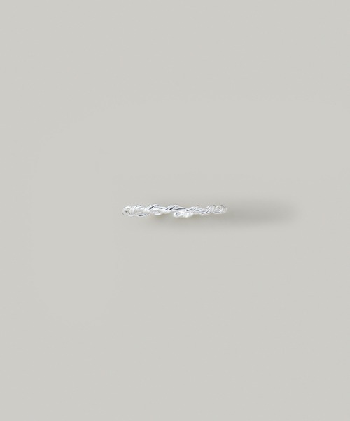 Jolie Toujours(ジョリトゥジュール)の「【金属アレルギー軽減】〈SV925〉9号ソフトツイストリング(リング・レディース・シルバー・FREE)」の5枚目の写真