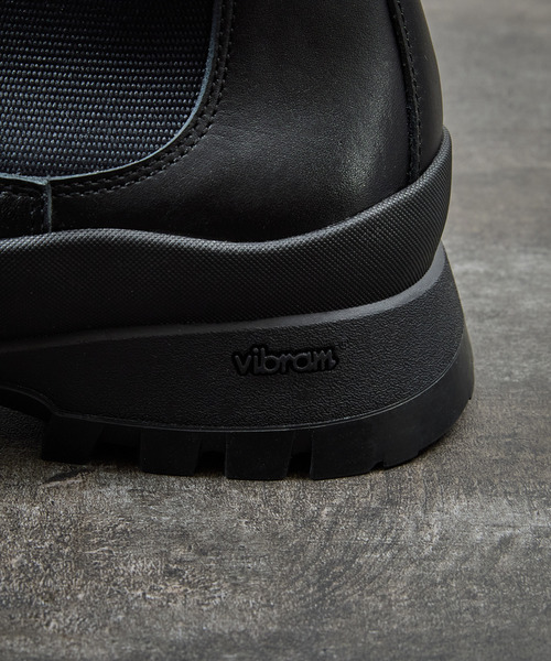 PADRONE(パドローネ)の「PADRONE パドローネ / SIDE GORE BOOTS with Vibram #884C サイドゴアブーツ ビブラムソール 日本製 / PU8840-1106(ブーツ・メンズ・ブラック・42/41/40/43)」の8枚目の写真