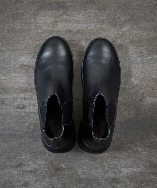 PADRONE(パドローネ)の「PADRONE パドローネ / SIDE GORE BOOTS with Vibram #884C サイドゴアブーツ ビブラムソール 日本製 / PU8840-1106(ブーツ・メンズ・ブラック・42/41/40/43)」の13枚目の写真