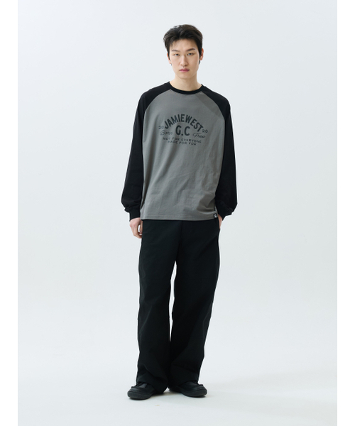 JAMIE WEST(ジェイミーウエスト)の「レトロラグランロングスリーブTシャツ(ブラック)(Tシャツ/カットソー・レディース・その他・MEDIUM/LARGE/X-LARGE)」の3枚目の写真