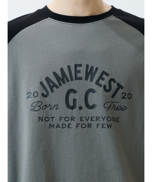 JAMIE WEST(ジェイミーウエスト)の「レトロラグランロングスリーブTシャツ(ブラック)(Tシャツ/カットソー・レディース・その他・MEDIUM/LARGE/X-LARGE)」の5枚目の写真