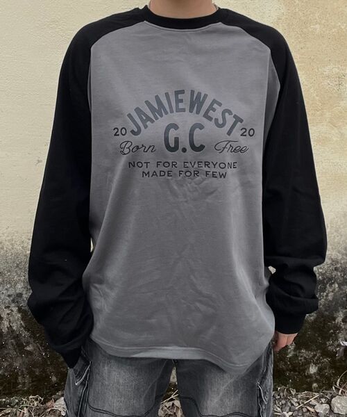JAMIE WEST(ジェイミーウエスト)の「レトロラグランロングスリーブTシャツ(ブラック)(Tシャツ/カットソー・レディース・その他・MEDIUM/LARGE/X-LARGE)」の12枚目の写真
