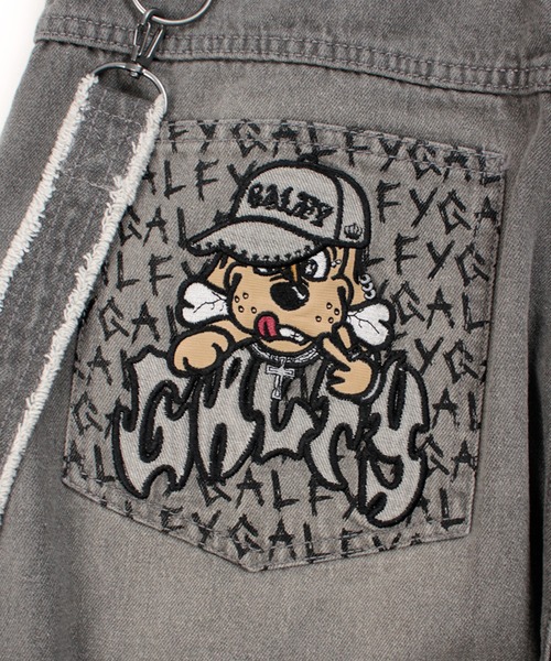 GALFY（ガルフィー）の「【GALFY/ガルフィー】VIVB↑↑クラッシュハーパン（デニムパンツ・メンズ・ブルー/グレー/ブラック・M/L/XL）」の18枚目の写真
