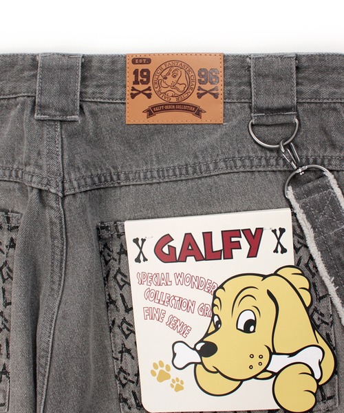 GALFY（ガルフィー）の「【GALFY/ガルフィー】VIVB↑↑クラッシュハーパン（デニムパンツ・メンズ・ブルー/グレー/ブラック・M/L/XL）」の20枚目の写真