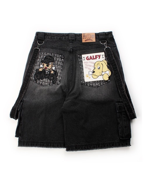 GALFY（ガルフィー）の「【GALFY/ガルフィー】VIVB↑↑クラッシュハーパン（デニムパンツ・メンズ・ブルー/グレー/ブラック・M/L/XL）」の10枚目の写真