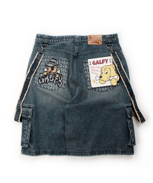 GALFY（ガルフィー）の「【GALFY/ガルフィー】VIVB↑↑クラッシュハーパン（デニムパンツ・メンズ・ブルー/グレー/ブラック・M/L/XL）」の6枚目の写真