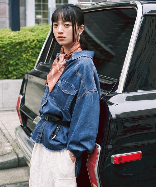 earth music&ecology(アースミュージックアンドエコロジー)の「コンチョベルト(ベルト・レディース・ブラック・FREE)」の3枚目の写真