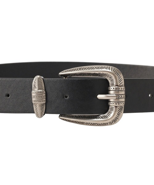 earth music&ecology(アースミュージックアンドエコロジー)の「コンチョベルト(ベルト・レディース・ブラック・FREE)」の6枚目の写真