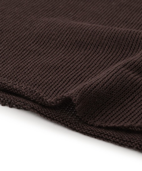 SALON adam et rope'（サロン アダム エ ロペ）の「オーガニックリネンシアーボートネックプルオーバー（ニット/セーター・レディース・ホワイト/ブラック/ブラウン・FREE）」の16枚目の写真