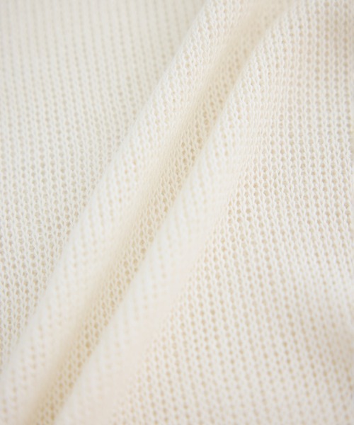 SALON adam et rope'（サロン アダム エ ロペ）の「オーガニックリネンシアーボートネックプルオーバー（ニット/セーター・レディース・ホワイト/ブラック/ブラウン・FREE）」の15枚目の写真