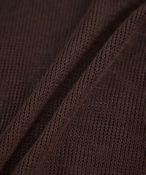 SALON adam et rope'（サロン アダム エ ロペ）の「オーガニックリネンシアーボートネックプルオーバー（ニット/セーター・レディース・ホワイト/ブラック/ブラウン・FREE）」の13枚目の写真