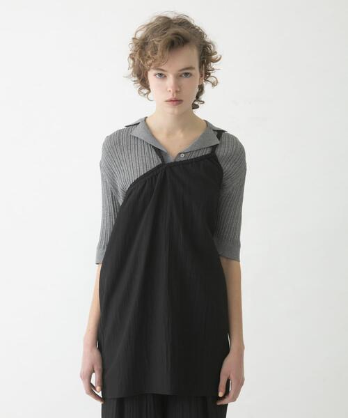 LAATO（ラート）の「gomme tunic camisole（キャミソール・レディース・ブラック/ライトグレー・FREE）」の15枚目の写真