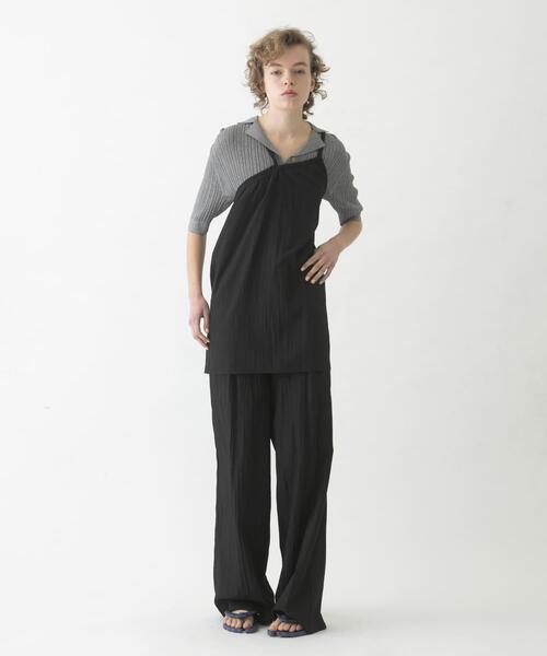 LAATO（ラート）の「gomme tunic camisole（キャミソール・レディース・ブラック/ライトグレー・FREE）」の18枚目の写真