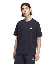 アディダス adidas エッセンシャルズ プラス ルーズフィット スモールロゴ 半袖Tシャツ