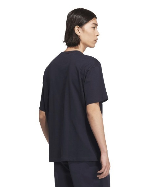 adidas(アディダス)の「アディダス adidas エッセンシャルズ プラス ルーズフィット スモールロゴ 半袖Tシャツ(Tシャツ/カットソー・メンズ・ブラック/ネイビー/ホワイト/ブルー・S/M/3L/LL/L)」の12枚目の写真