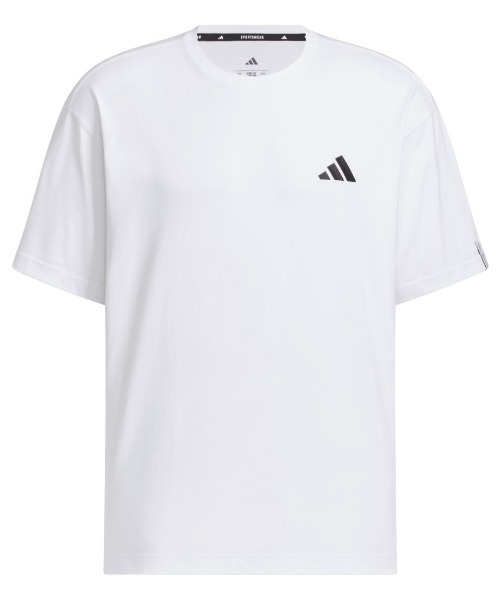 adidas(アディダス)の「アディダス adidas エッセンシャルズ プラス ルーズフィット スモールロゴ 半袖Tシャツ(Tシャツ/カットソー・メンズ・ブラック/ネイビー/ホワイト/ブルー・S/M/3L/LL/L)」の7枚目の写真