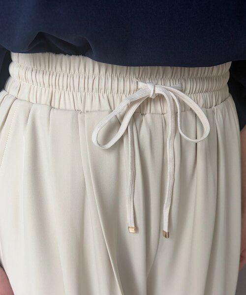 Chez toi（シェトワ）の「クレープイージーパンツ（その他パンツ・レディース・ライトグレー/アイボリー/チャコールグレー・FREE）」の14枚目の写真