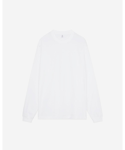 FRONT 11201(フロントワンワントゥーオーワン)の「Soft L/S T-shirt(Tシャツ/カットソー・メンズ・ホワイト/ネイビー/ブラック・2/1/XL/S/L/M)」の1枚目の写真
