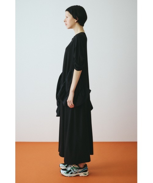 HeRIN.CYE(ヘリンドットサイ)の「Round gather dress ラウンドギャザードレス(ワンピース・レディース・ブラック/ホワイト/ブルー・FREE)」の22枚目の写真