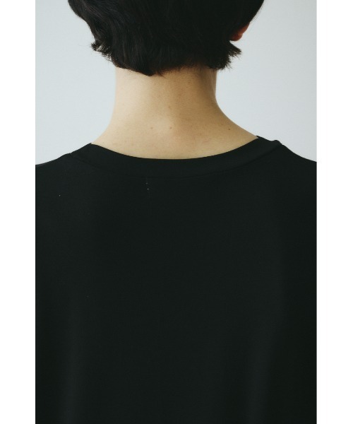 HeRIN.CYE(ヘリンドットサイ)の「Round gather dress ラウンドギャザードレス(ワンピース・レディース・ブラック/ホワイト/ブルー・FREE)」の5枚目の写真