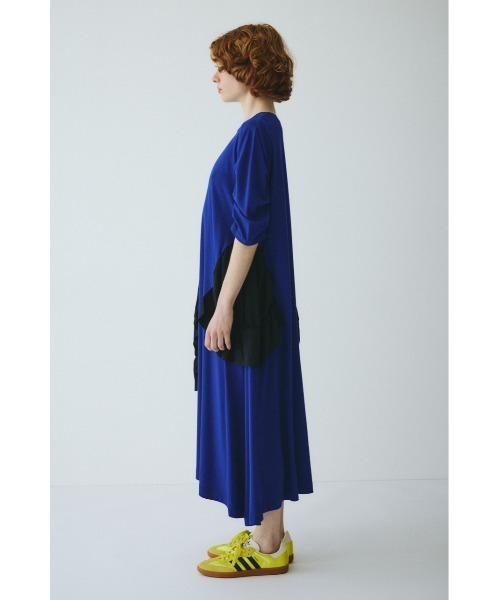 HeRIN.CYE(ヘリンドットサイ)の「Round gather dress ラウンドギャザードレス(ワンピース・レディース・ブラック/ホワイト/ブルー・FREE)」の10枚目の写真