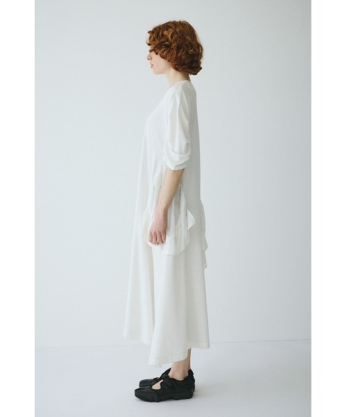 HeRIN.CYE(ヘリンドットサイ)の「Round gather dress ラウンドギャザードレス(ワンピース・レディース・ブラック/ホワイト/ブルー・FREE)」の19枚目の写真