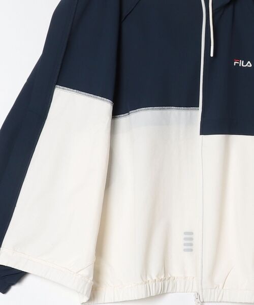 FILA（フィラ）の「フィラ FILA トラックジャケット（ナイロンジャケット・レディース・ネイビー/ブラック・S/M/L/XL）」の5枚目の写真
