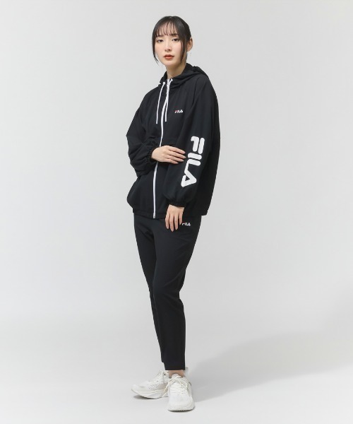 FILA（フィラ）の「フィラ FILA トラックジャケット（ナイロンジャケット・レディース・ネイビー/ブラック・S/M/L/XL）」の12枚目の写真