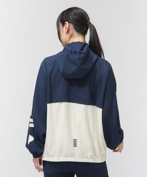 FILA（フィラ）の「フィラ FILA トラックジャケット（ナイロンジャケット・レディース・ネイビー/ブラック・S/M/L/XL）」の14枚目の写真