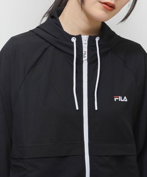 FILA（フィラ）の「フィラ FILA トラックジャケット（ナイロンジャケット・レディース・ネイビー/ブラック・S/M/L/XL）」の11枚目の写真