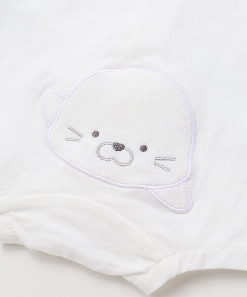 SLAP SLIP BABY（スラップスリップベビー）の「海の生き物ロンパース+帽子セットベビー(70~80cm)（ロンパース・キッズ・オレンジ/ホワイト・80ｃｍ/70cm）」の15枚目の写真