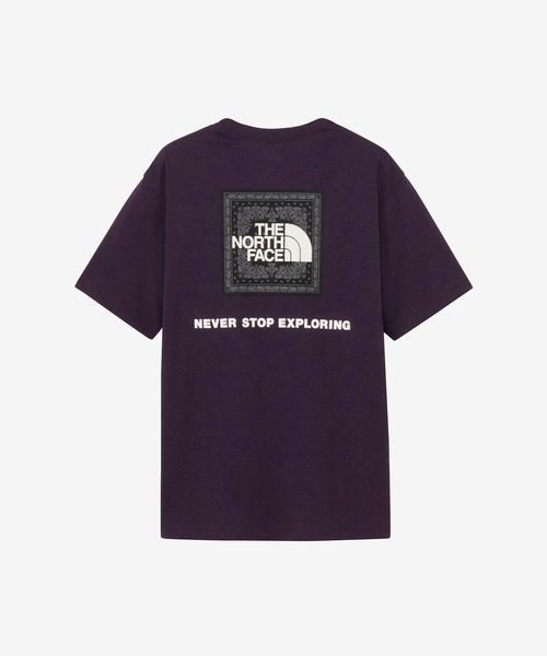 THE NORTH FACE(ザノースフェイス)の「THE NORTH FACE S/S Bandana Square Logo Tee ショートスリーブバンダナスクエアロゴティー(メンズ)(Tシャツ/カットソー・メンズ・ブラック/ホワイト系その他/パープル系・X-LARGE/LARGE/MEDIUM/SMALL)」の18枚目の写真