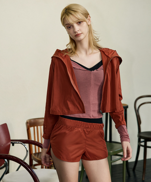 DEVIWEAR(デヴィウェア)の「シマーバンディングショーツ DEVI-B0094-ブリック(その他パンツ・レディース・レンガ・MEDIUM/LARGE/SMALL)」の4枚目の写真