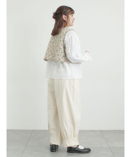 TSUHARU by Samansa Mos2（ツハルバイサマンサモスモス）の「【WHITE COLLECTION】オーバーレース切替ブラウス（シャツ/ブラウス・レディース・ホワイト・F）」の22枚目の写真