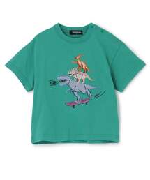 kladskap（クレードスコープ）の「【人気商品再入荷】【直営店で取り扱い無し】スケボーザウルス半袖Tシャツ（Tシャツ/カットソー）」